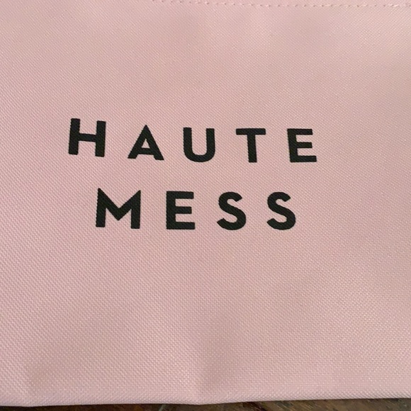 MILLY Haute Mess Pink Large Zip Pouch - Picture 2 of 5